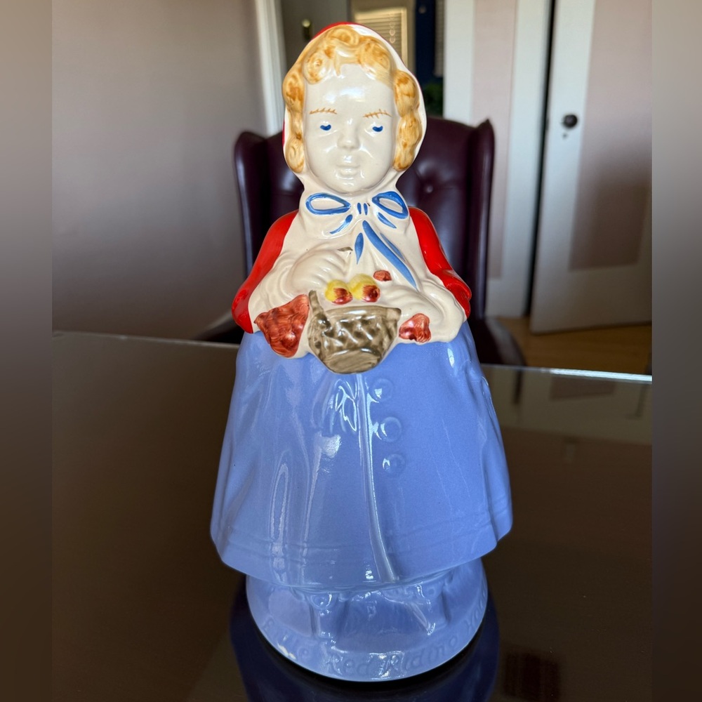 1940’s Little Red Riding Hood Cookie Jar Pottery Guild Of America